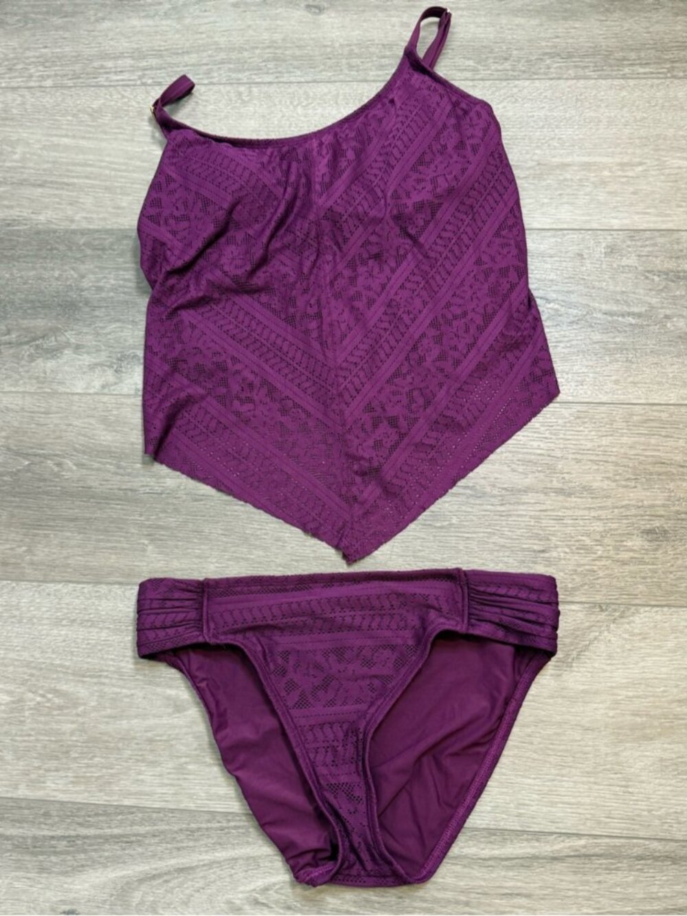 Bleu Rod Beattie purple bikini size 8/6